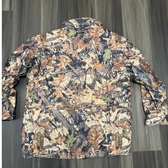 Mossy Oak concealment system jacket Men’s Medium outdoor hunting camo full zip - Picture 3 of 9